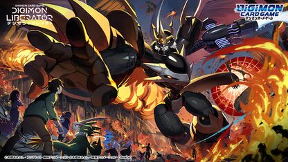 Digimon Liberator key visual illustration by itohiro