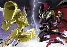 Jupitermon vs. Plutomon (Digimon Crusader)
